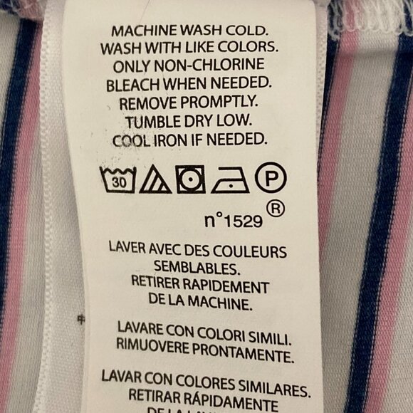 Ralph Lauren Polo Golf Stretch Lisle Blue White & Pink Stripe Shirt Sz XXL - Picture 12 of 16